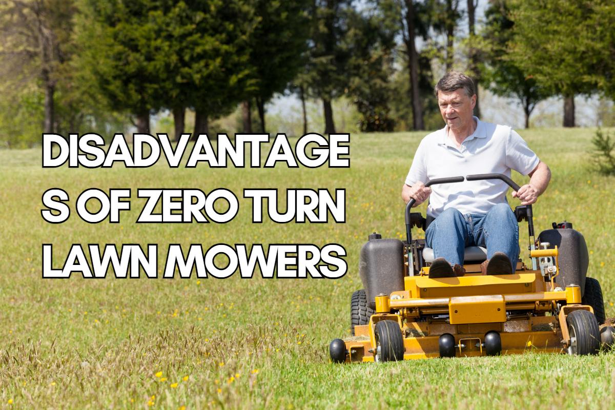 Person riding zero turn lawn mower